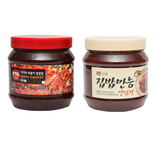 이가네 떡볶이 양념장 1+1 (오리지널 1.5kg + 집밥만능 1.4kg)