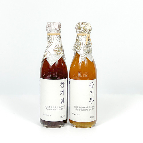 저온압착 중국산 들기름 / 참기름