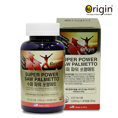 [오리진] 수퍼 파워 쏘팔메토 100 (1000mg x 90캡슐)