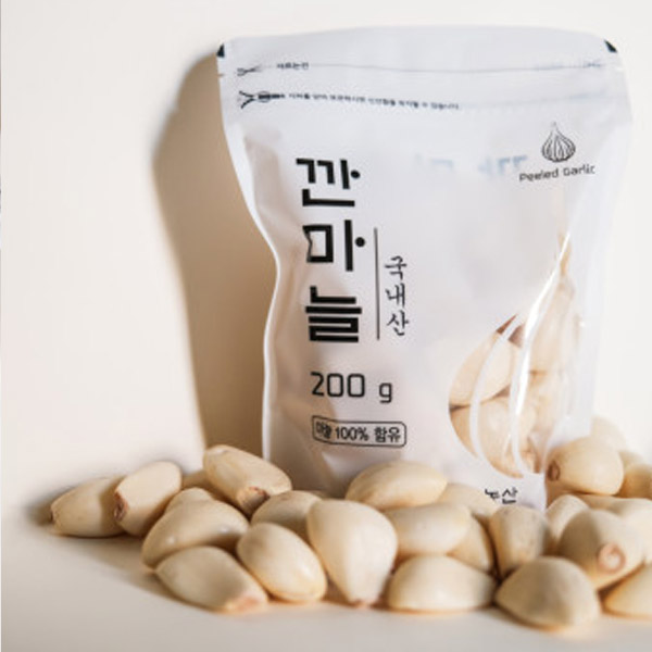 국내산 깐마늘