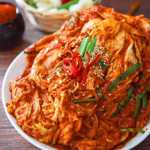 매운실비 포기김치