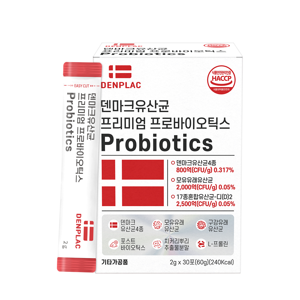 덴마크유산균 프리미엄 프로바이오틱스 2g x 30포