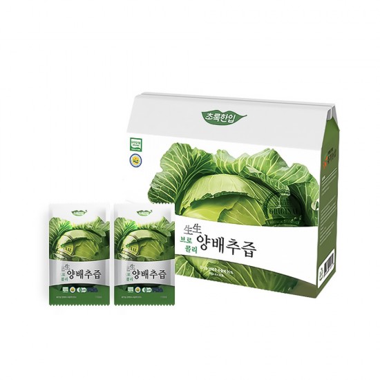 국내산 유기농 브로콜리양배추즙 110ml x 30포
