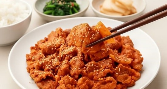 한라봉 제주돼지 매콤 직화구이 200g