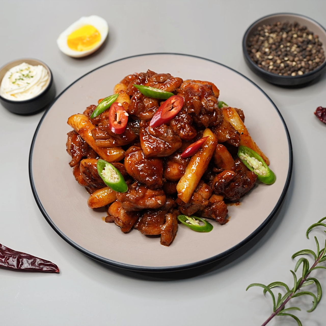숯불양념치킨